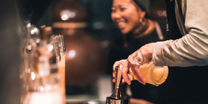 Cocktail making Sobar Seadrift non Alcoholic Bar