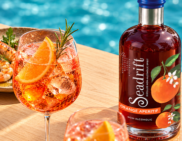 Non Alcoholic Aperol Spritz Recipe | 0% Orange Spritz | Seadrift