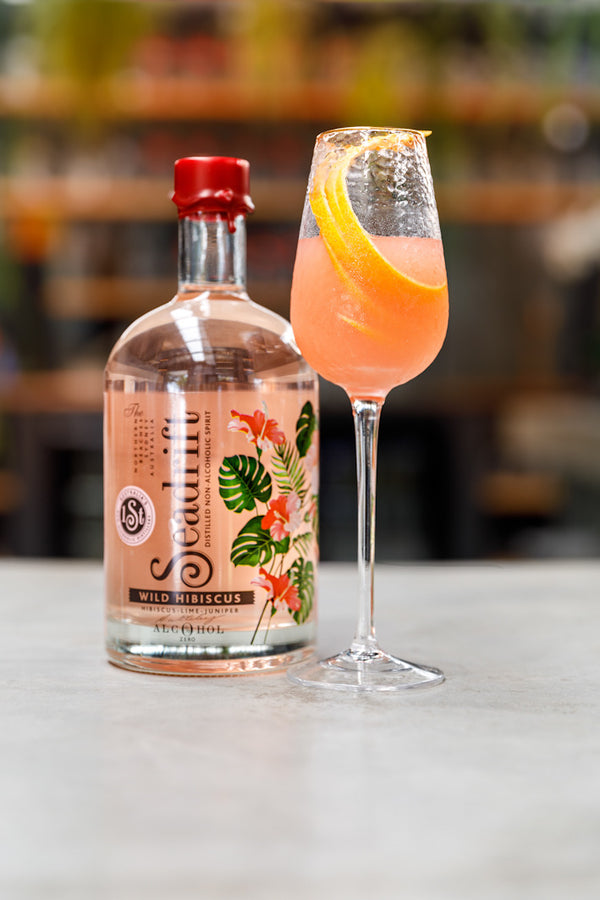 Seadrift Wild Hibiscus Non-Alcoholic Pink Gin