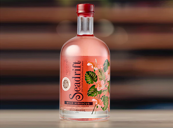 Seadrift Wild Hibiscus Non-Alcoholic Pink Gin