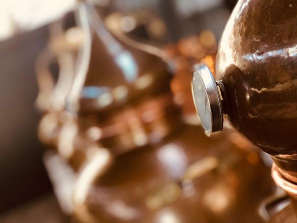  copper pot stills at Seadrift