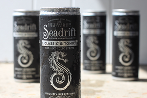 Seadrift Non Alcoholic G & T in a can