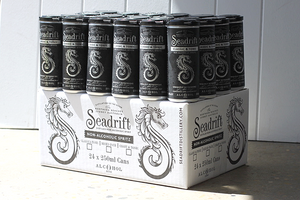 Seadrift Non Alcoholic G & T in a can Marine